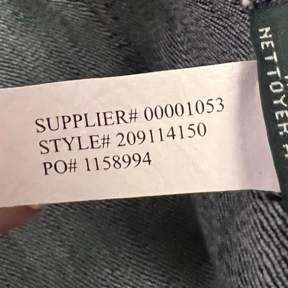 Lauren Ralph Lauren Dark Wash Indigo Denim Jeans Size 6x30, Classic Straight - Picture 7 of 7